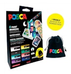 Posca Σετ Cardboard Pouch 8 Τμχ 5M ΜΑΡΚΑΔΟΡΟΙ + δώρο Τσάντα Limited Edition