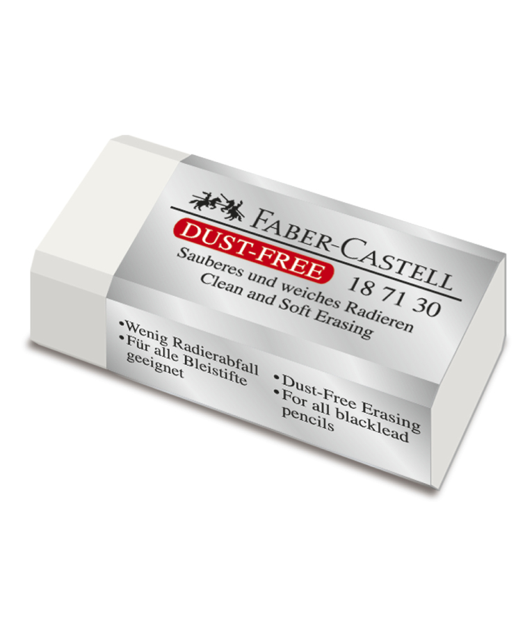 FABER CASTELL - Faber-Castell Γόμα για Μολύβι Dust Free 187130 Λευκή 187130