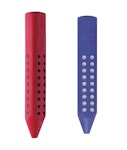 Γόμα Faber Castell Grip 2001 Τριγωνική Σχήμα Μολύβι Κόκκινη/Μπλε 187101