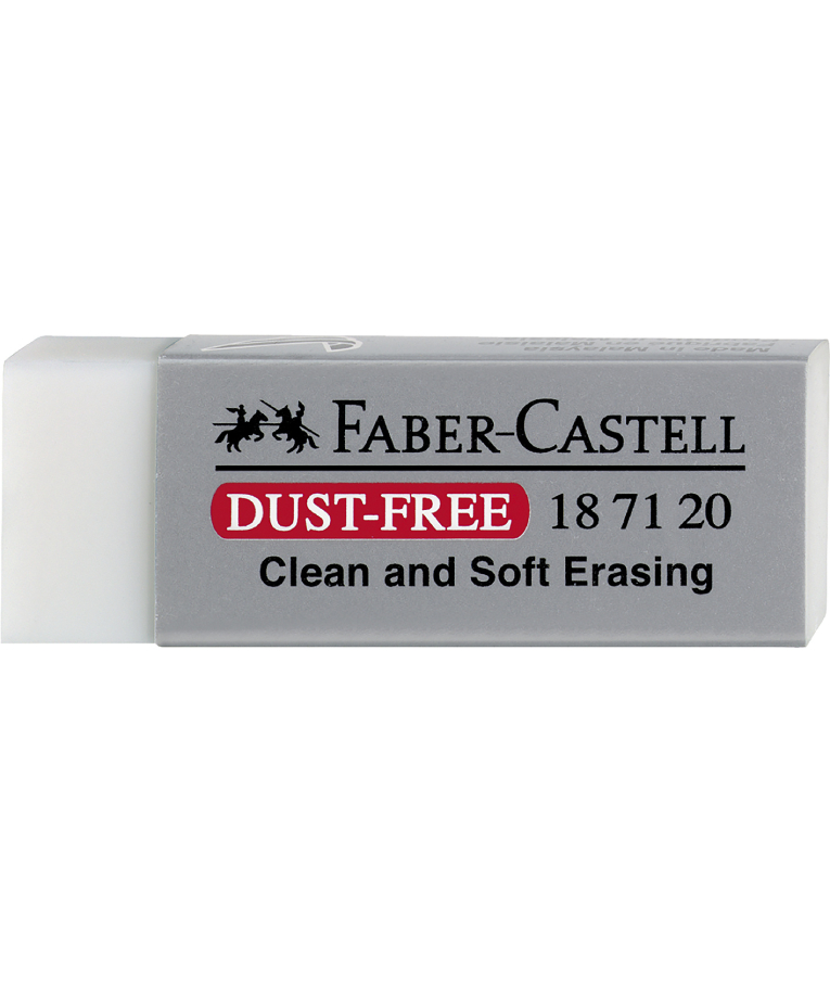 FABER CASTELL - Faber-Castell Γόμα για Μολύβι Dust Free 187120 Λευκή 187120