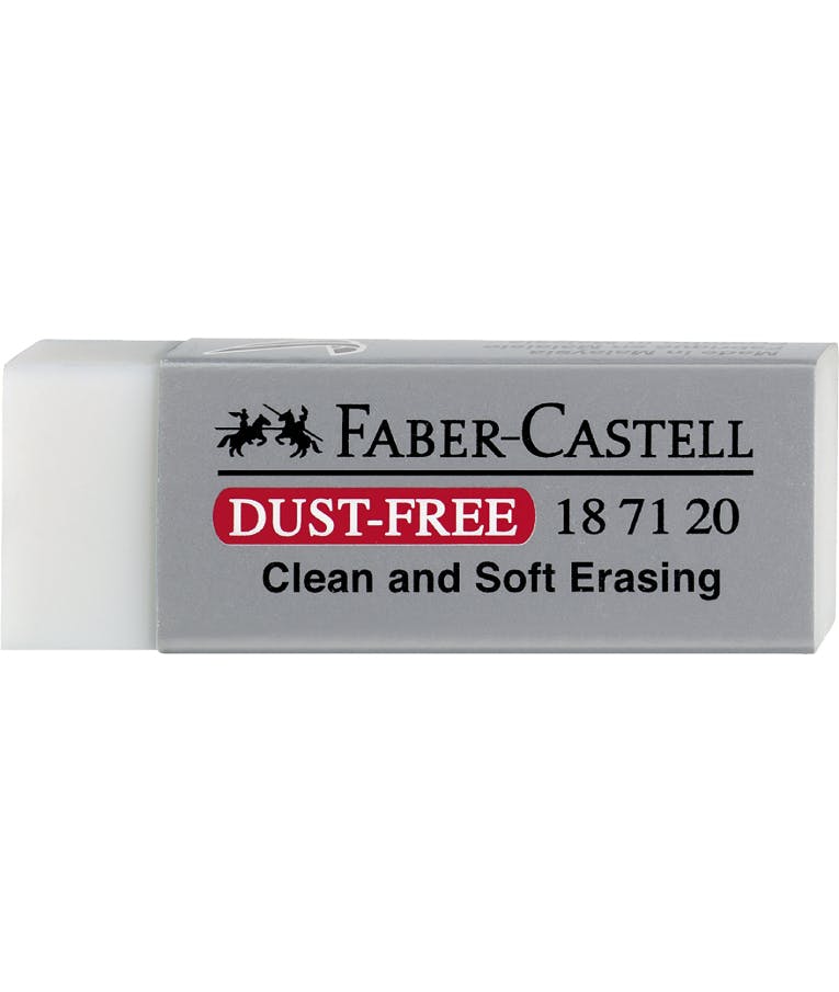 Faber-Castell Γόμα για Μολύβι Dust Free 187120 Λευκή 187120