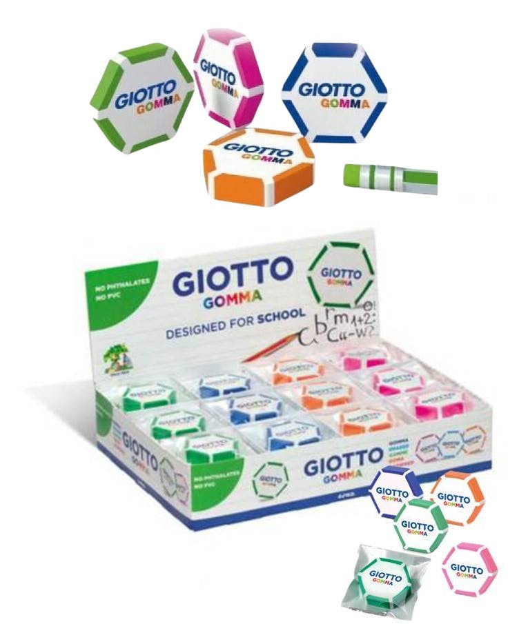 GIOTTO - Giotto Γόμα Εξάγωνη Γόμα για Μολύβι 233300