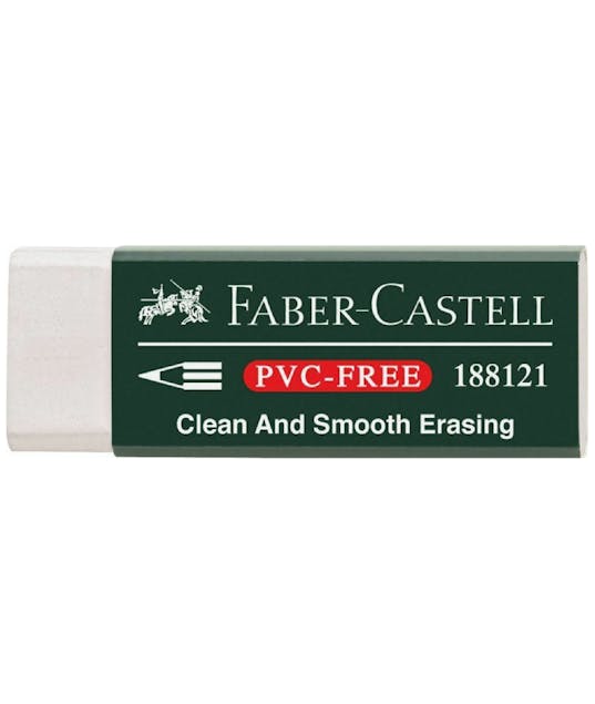FABER CASTELL - Faber-Castell Γόμα για Μολύβι PVC FRED 7081N Λευκή 188121
