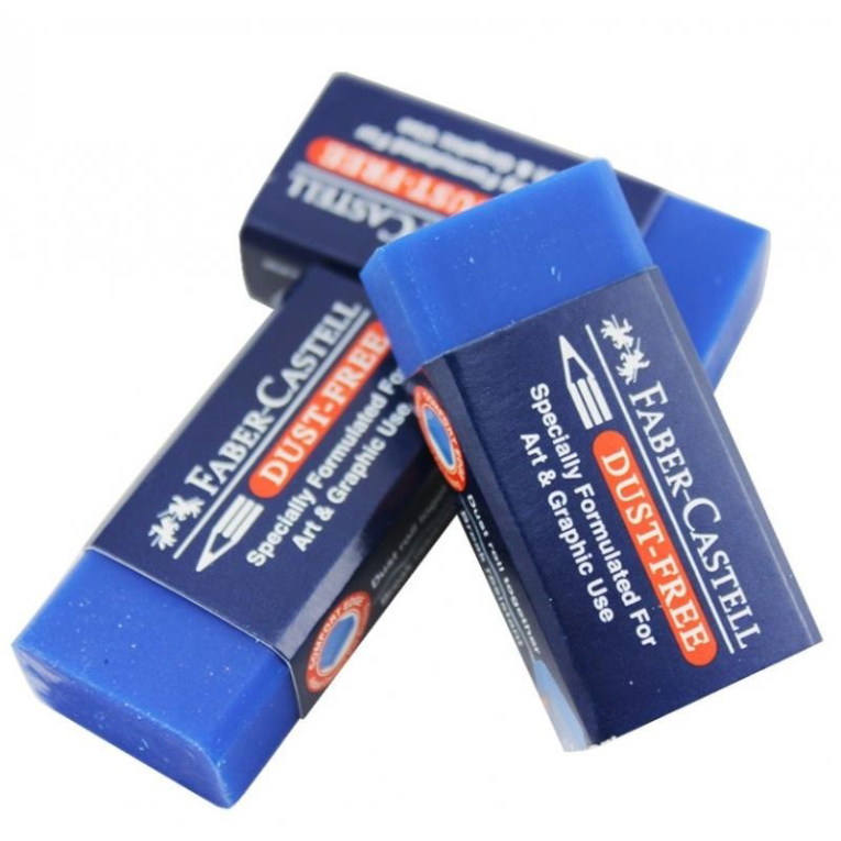 Γόμα Faber Castell Dust Free Blue Μπλε 187170