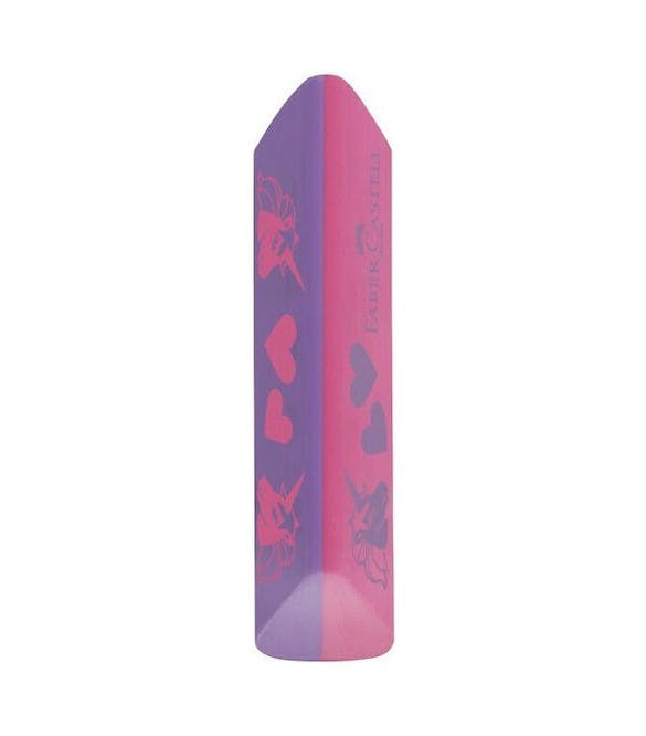 Γόμα Faber Castell Ροζ Μωβ Dust Free Μονόκερος Unicorn Eraser 188751