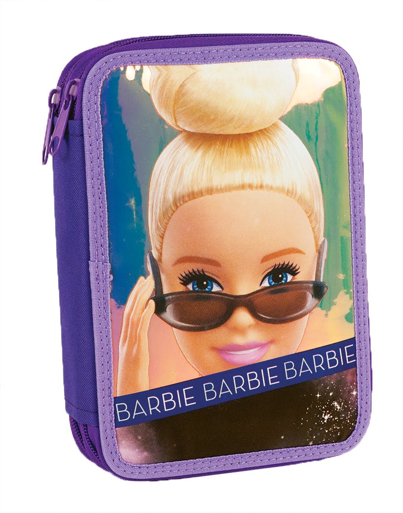 Κασετίνα Διπλή με 2 Θήκες Γεμάτη Barbie Among the Stars 349-68100 