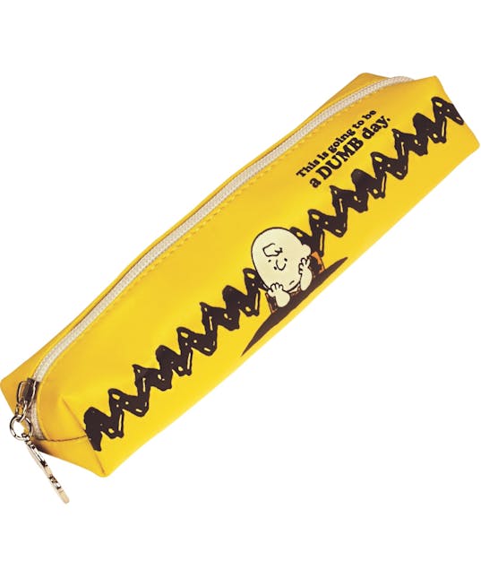 HALLMARK - Peanuts Κασετινάκι Βαρελάκι με φερμουάρ με 1 θήκη Κίτρινο 365-02002