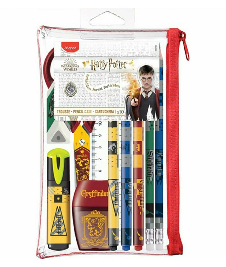 Maped Harry Potter Παιδικό Σχολικό Σετ Γραφικής Ύλης με Μολύβι/Γόμα/Ξύστρα 10τμχ 899793