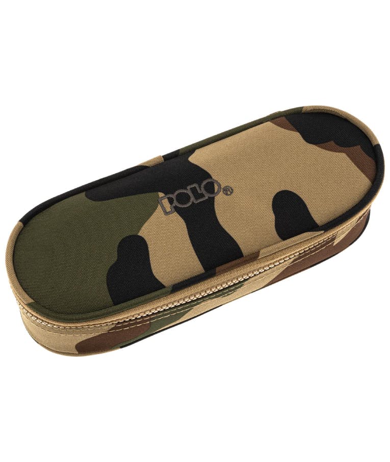 Polo Original Pencil Case Cord Κασετίνα Box με 1 Θήκη με Φερμουάρ 5 x 23 x 9 cm 9-37-003-2900 Πράσινο Παραλλαγής