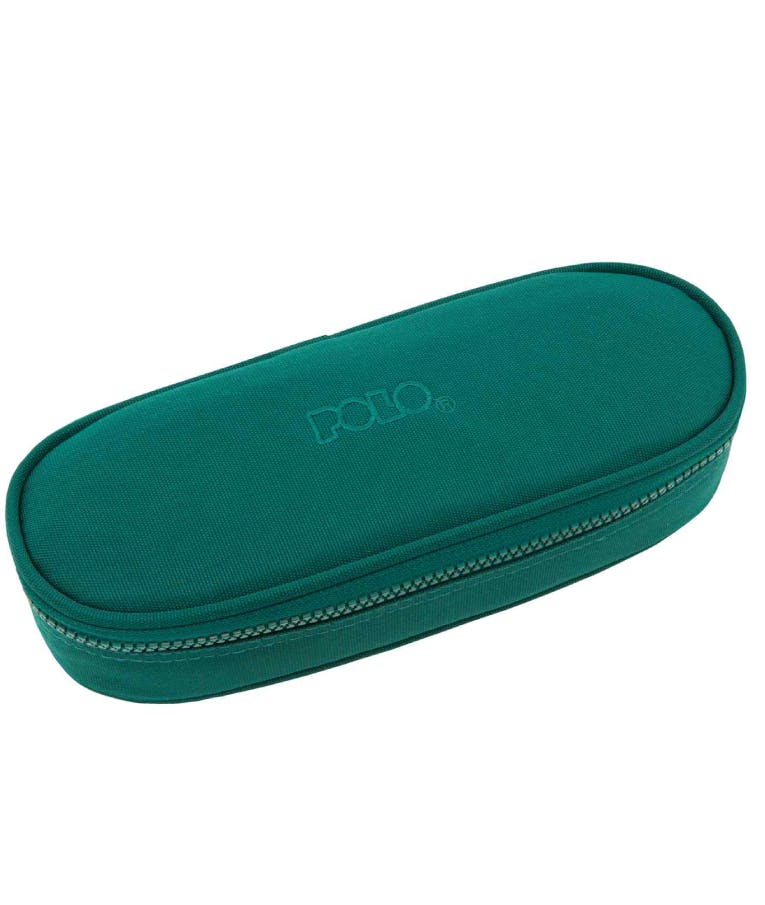 POLO - Polo Original Pencil Case Cord Κασετίνα Box με 1 Θήκη με Φερμουάρ 5 x 23 x 9 cm 9-37-003-5802 Πετρόλ
