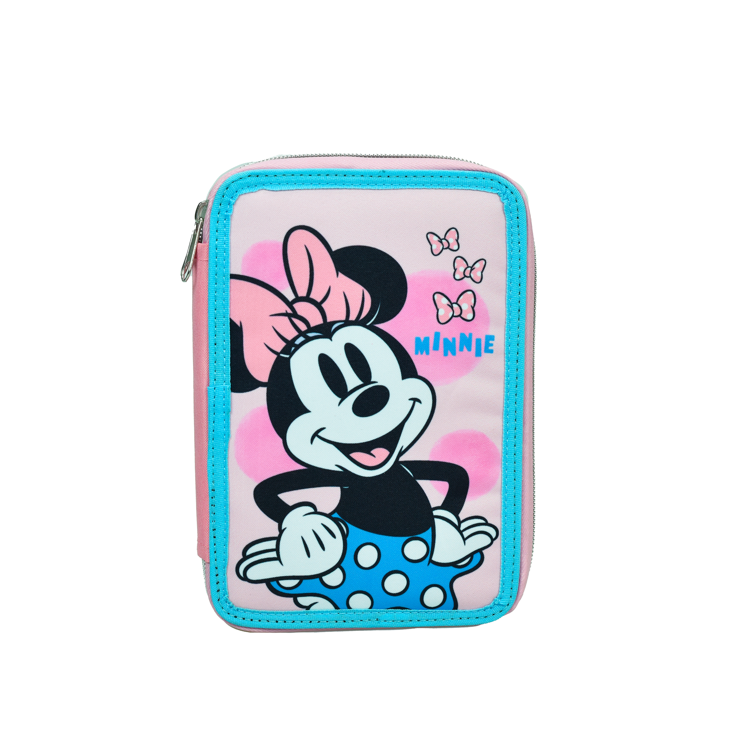 GIM - Κασετίνα Σχολική Διπλή με 2 Θήκες Γεμάτη MINNIE POLKA DOT POWER 340-38100  