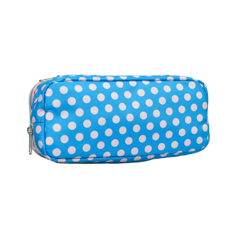 GIM -  Σχολική Κασετίνα Οβάλ MINNIE POLKA DOT POWER με 2 Θήκες  340-38144