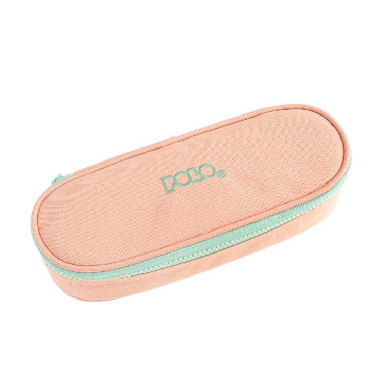 Polo Original Pencil Case Cord Κασετίνα Box με 1 Θήκη με Φερμουάρ 5 x 23 x 9 cm 9-37-003-3959 Ροζ-Βεραμάν