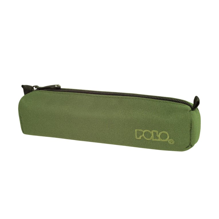 Polo Original Pencil Case Roll Cord Κασετίνα Βαρελάκι με 1 Θήκη  5x20x5cm  9-37-008-6501  Χακί