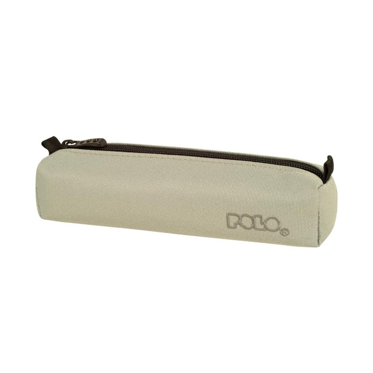 Polo Original Pencil Case Roll Cord Κασετίνα Βαρελάκι με 1 Θήκη  5x20x5cm  9-37-008-2600 Γκρι Ανοιχτό