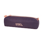 Polo Original Pencil Case Wallet 3 Dos Κασετίνα Βαρελάκι με 1 Θήκη 9-37-006-4839 Σκούρο Μωβ-Ροζ και Δώρο Πορτοφόλι