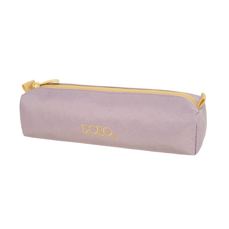 Polo Original Pencil Case Wallet 3 Dos Κασετίνα Βαρελάκι με 1 Θήκη 9-37-006-4570 Λιλά-Κίτρινο και Δώρο Πορτοφόλι