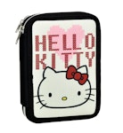 Gim Σχολική Κασετίνα Διπλή με 2 Θήκες Γεμάτη HELLO KITTY CROCHE  335-73100