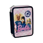 Gim Σχολική Κασετίνα Διπλή με 2 Θήκες Γεμάτη BARBIE VARSITY  349-87100