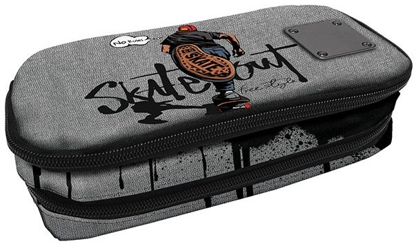 Graffiti Σχολική Κασετίνα Βαρελάκι Οβάλ SKATE XSCAPE με 2 Θήκες 249345