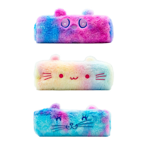  - Cutie Crew Pencil Case Χνουδωτή Κασετίνα Βαρελάκι μιας Θέσης σε υπέροχα χρώματα  CC60101