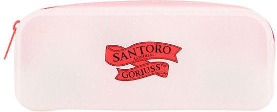 SANTORO - Santoro Gorjuss Glitter Pencil Case LITTLE MUSHROOM Κασετίνα Βαρελάκι Σιλικόνης με Γκλίτερ  1337GJ03
