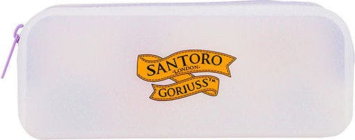 SANTORO - Santoro Gorjuss Glitter Pencil Case FIREFLY DAWN Κασετίνα Βαρελάκι Σιλικόνης με Γκλίτερ  1337GJ02