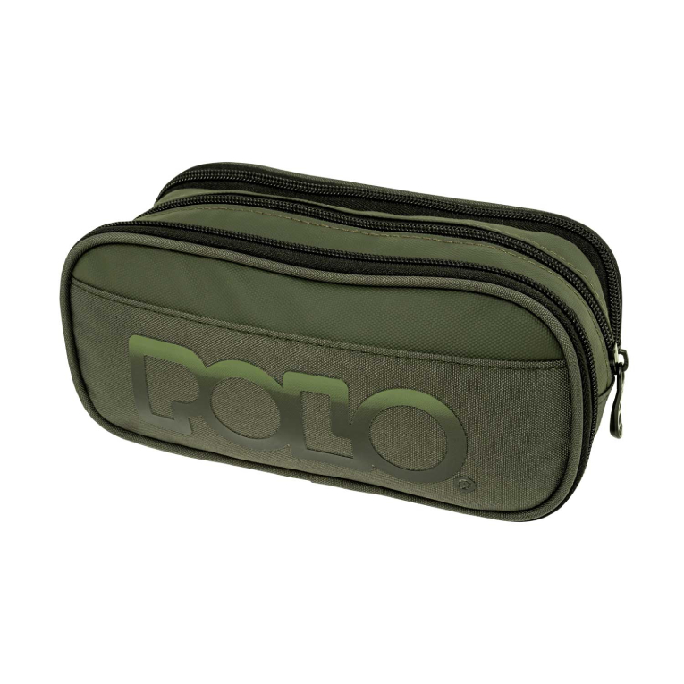 POLO - Polo Κασετίνα Βαρελάκι CRYPTIC Pencil Case με 2 Θήκες Χρώμα Μπλε 9-37-001-6500