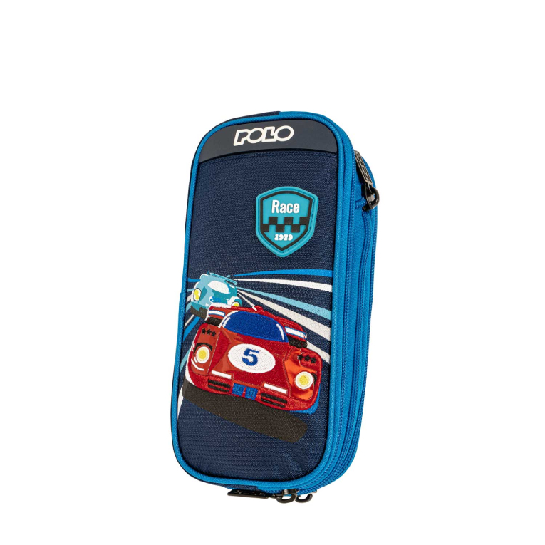 POLO - Polo Original Pencil Case ΚΑΣΕΤΙΝΑ REEL Race Κασετίνα Βαρελάκι με 2 Θήκες 9-37-054-8347