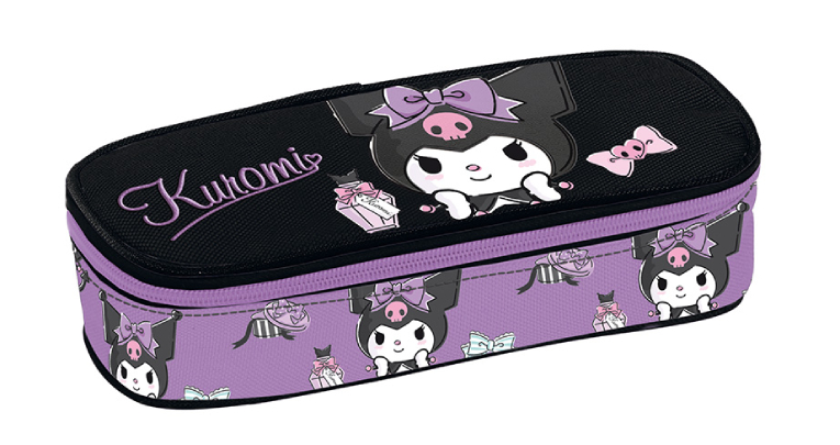 Graffiti Σχολική Κασετίνα Δημοτικού Βαρελάκι SKETCH KUROMI Οβάλ  1 θήκη  252341