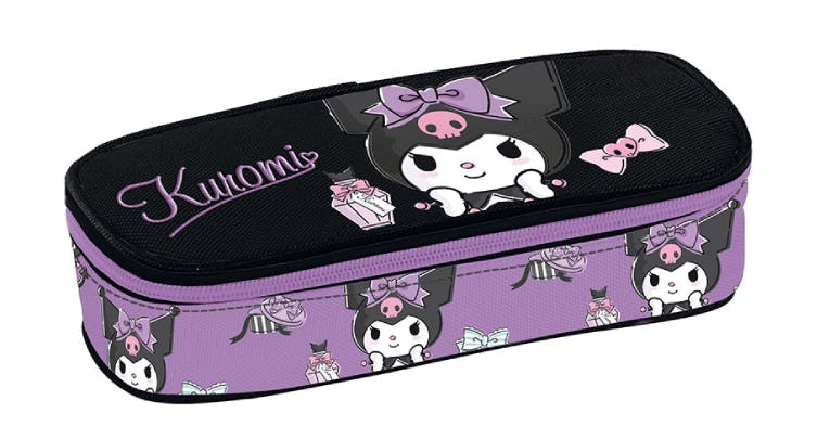 Graffiti Σχολική Κασετίνα Δημοτικού Βαρελάκι SKETCH KUROMI Οβάλ  1 θήκη  252341
