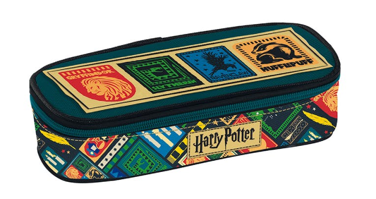 Graffiti Σχολική Κασετίνα Δημοτικού Βαρελάκι HARRY POTTER Οβάλ  1 θήκη  254341