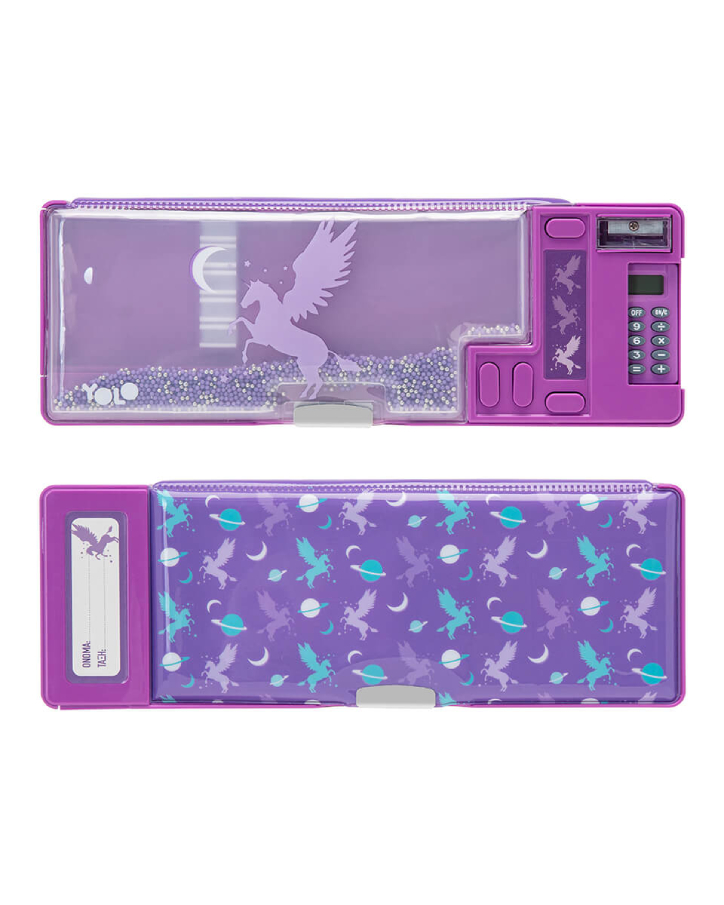 Yolo Retro Κασετίνα με Κομπιουτεράκι PURPLE PEGASUS 10145