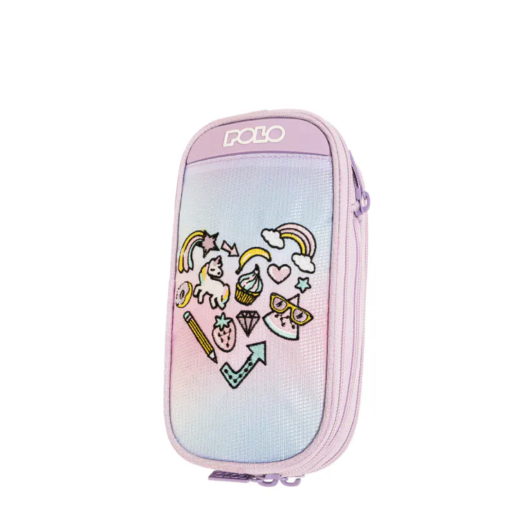 POLO - Polo Original FREELY UNICORN Κασετίνα 2 κεντρικές θήκες , επεκτινώμενη 9-37-055-8420