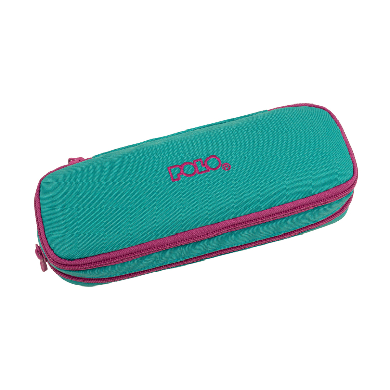 Polo Original Κασετίνα Duo Box DOS2 με 2 Θήκες ΚΥΑΝΟ-ΣΚΟΥΡΟ ΦΟΥΞΙΑ 9-37-004-5644