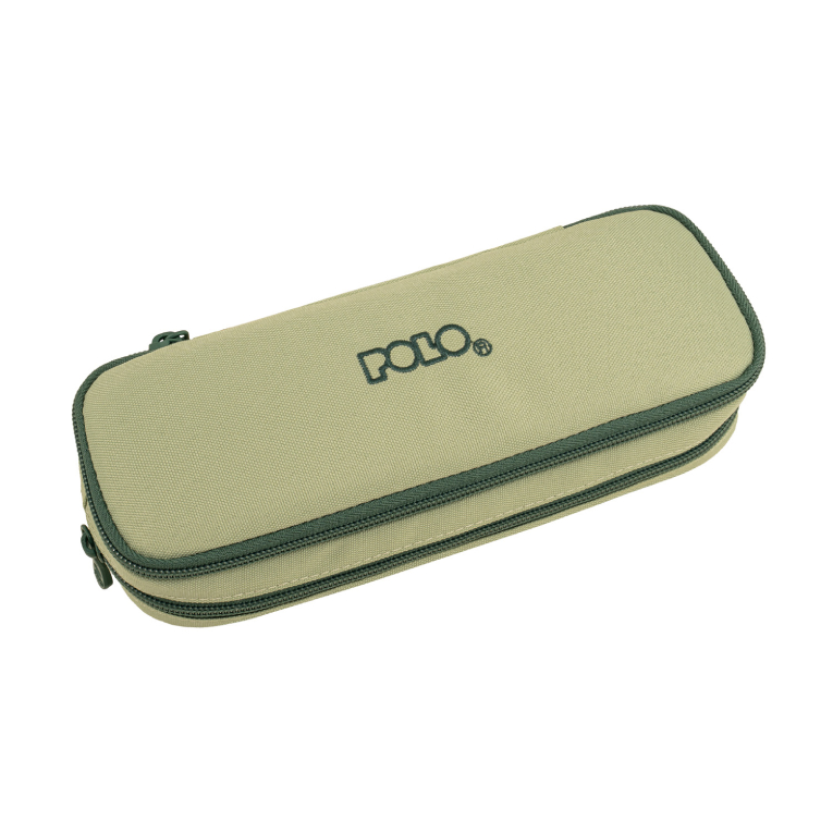 Polo Original Κασετίνα Duo Box DOS2 με 2 Θήκες ΦΙΣΤΙΚΙ-ΣΚΟΥΡΟ ΠΡΑΣΙΝΟ 9-37-004-6963