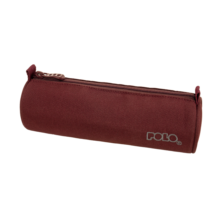 Polo Original PINS Pencil Case Wallet Κασετίνα Βαρελάκι με 1 Θήκη ΒΟΥΡΓΟΥΝΔΙ 9-37-014-3400