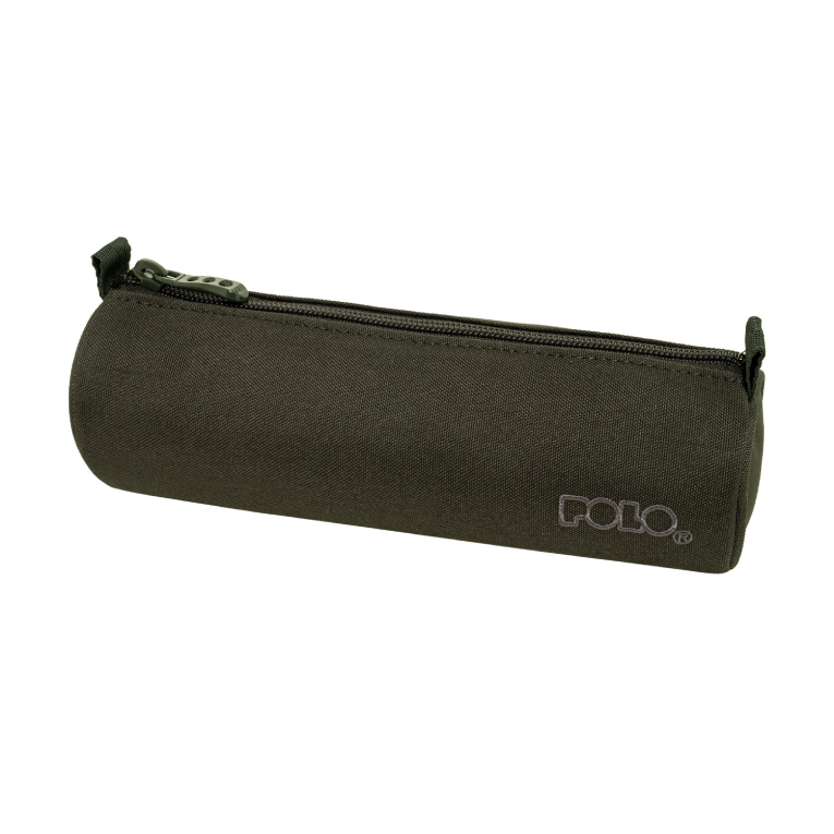Polo Original PINS Pencil Case Wallet Κασετίνα Βαρελάκι με 1 Θήκη KAITOKE GREEN-ΚΥΠΑΡΙΣΣΙ 9-37-014-6400