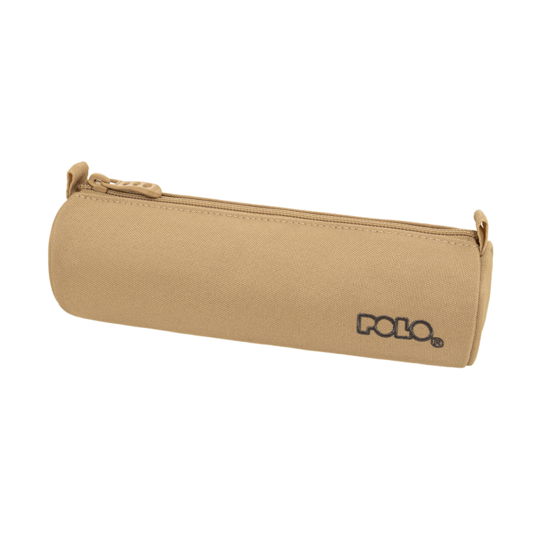 Polo Original PINS Pencil Case Wallet Κασετίνα Βαρελάκι με 1 Θήκη OCHER-'ΩΧΡΑ 9-37-014-7700