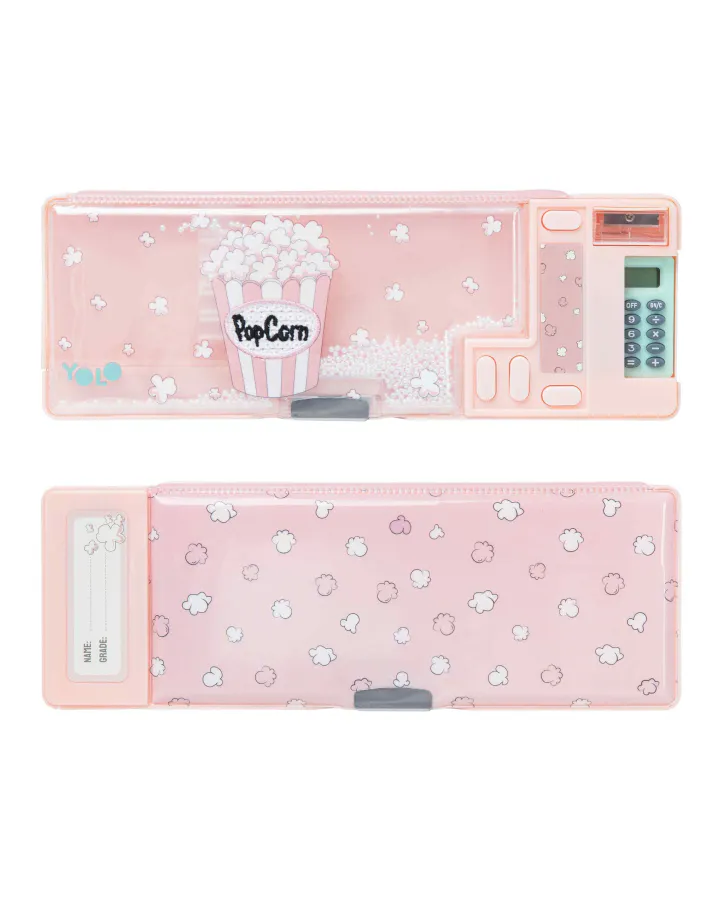 YOLO - Yolo Retro Κασετίνα με Κομπιουτεράκι Pink Popcorn 10152