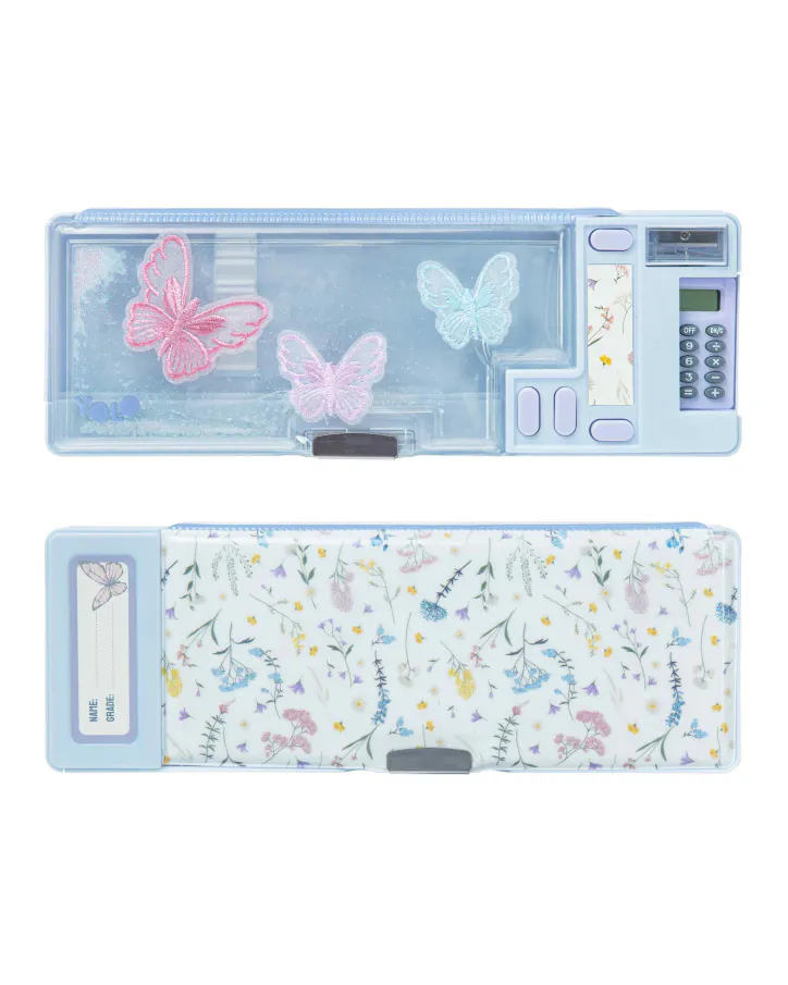 YOLO - Yolo Retro Plus Κασετίνα με Κομπιουτεράκι 3D BUTTERFLIES  11316