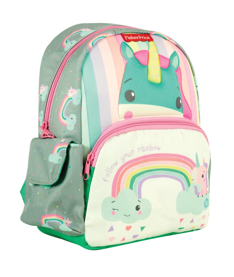 Σχολική Τσάντα Νηπίου Fisher Price Happy Unicorn 1 κεντρική Θήκη 349-17054