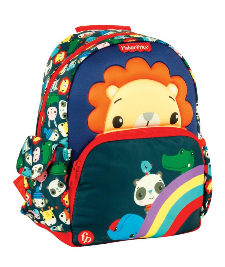 Σχολική Τσάντα Νηπίου Fisher Price Happy Lion 1 κεντρική Θήκη 349-15054
