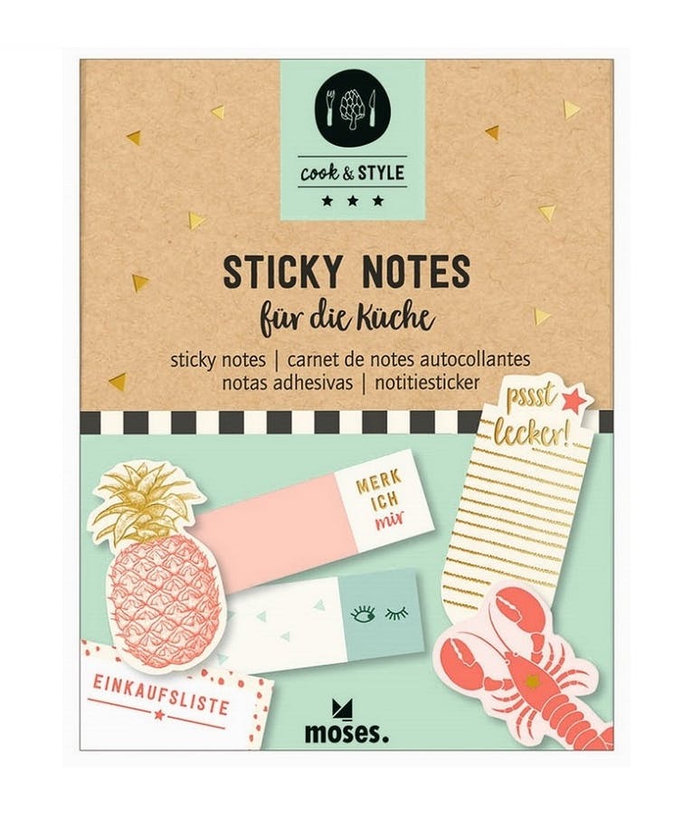 Moses Cook and Style Sticky Notes - Αυτοκόλλητα Χαρτάκια Σημειώσεων σε Διάφορα Σχέδια Μ80657