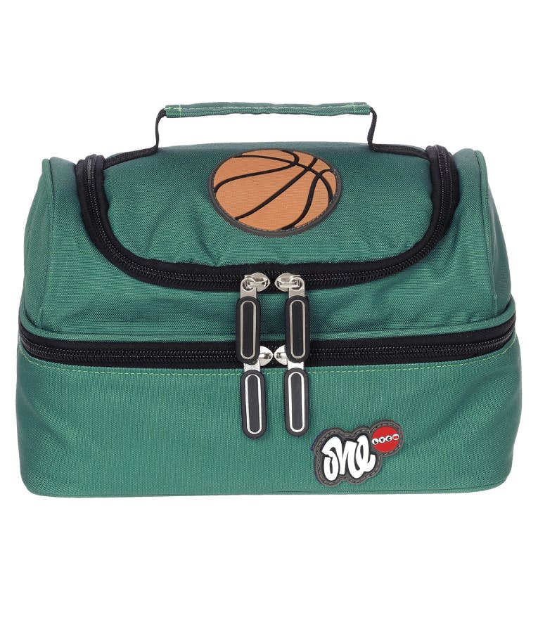 Luc Sac Ισοθερμικό Τσαντάκι Φαγητού ONE LUNCH BOX BASKETBALL Πράσινο LO21778