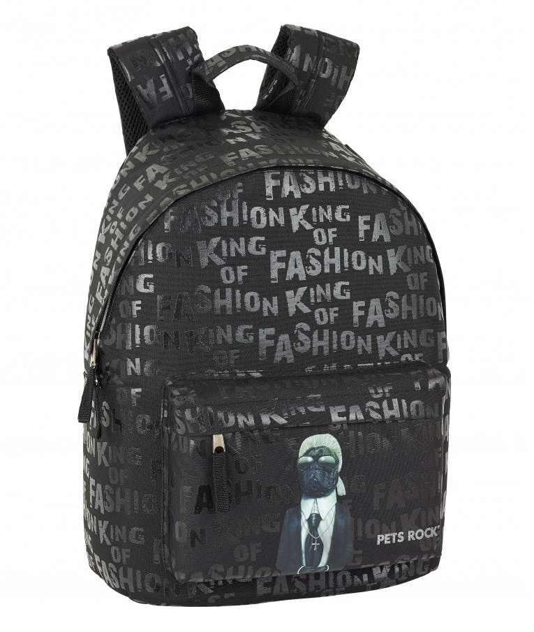 Safta Τσάντα Πλάτης PETS ROCK Fashion Laptop Backpack  Μαύρο 611909819