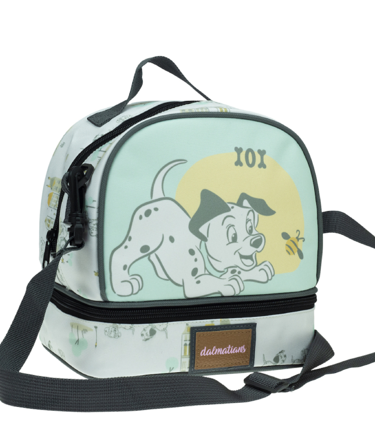GIM -  Disney Classics 101 Dalmatians Lunch Bag Ισοθερμικό Τσαντάκι Φαγητού Ώμου 4.5lt Γαλάζιο Μ20 x Π15 x Υ21cm 341-16220
