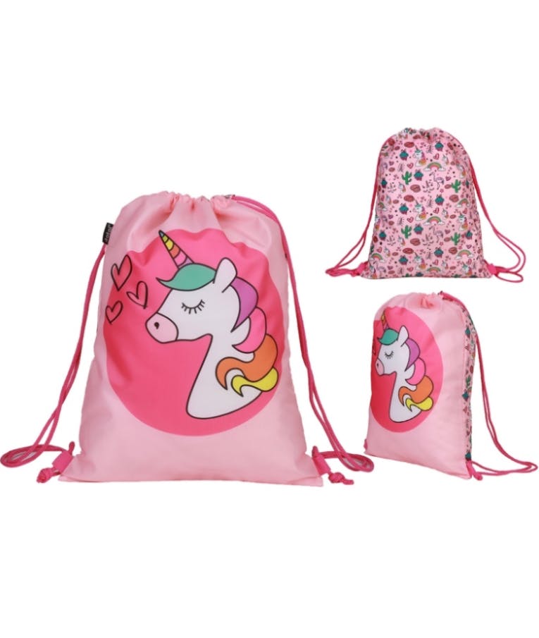 Τσάντα Πλάτης με Κορδόνι GIFT Sports Bag UNICORN 32x42cm XL2243
