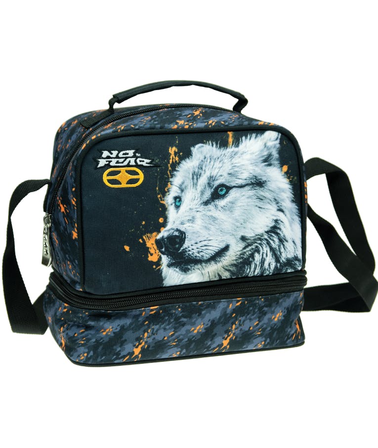 Back Me Up Τσαντάκι Φαγητού Νηπίου Lunch Bag Οβάλ NO FEAR  WHITE WOLF 348-11220