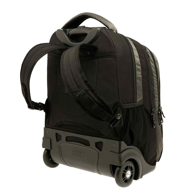 POLO - Polo COMPACT Trolley Bag Σχολική Τσάντα Τρόλευ Δημοτικού Χρώμα Μαύρο Μ35 x Π21 x Υ46cm 9-01-177-2000